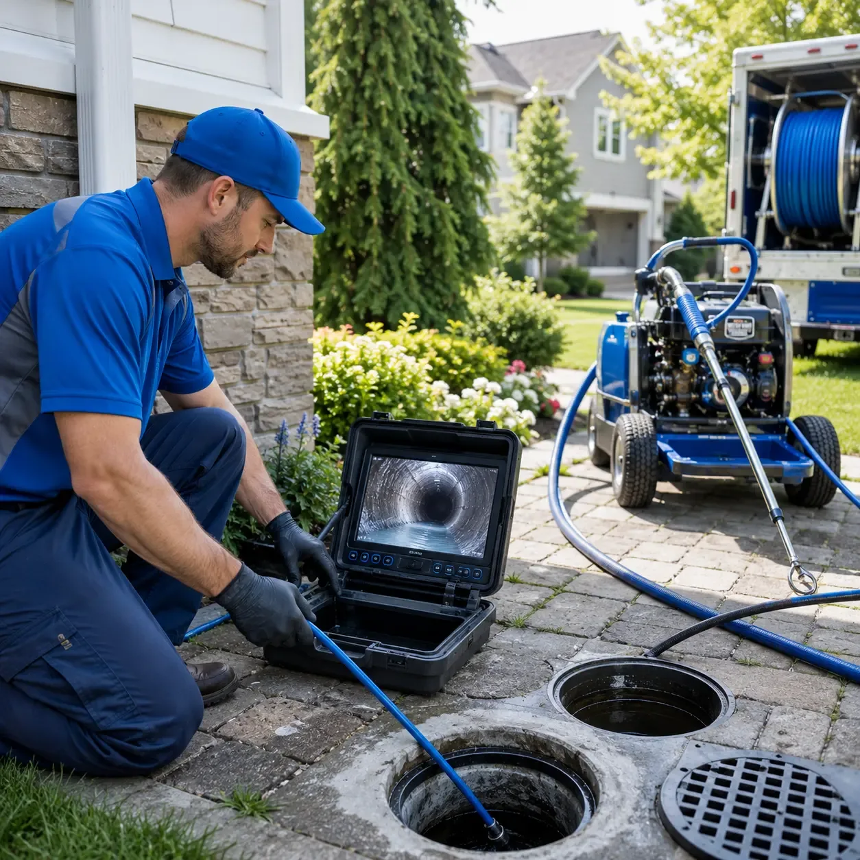 Outdoor drain cleaning professionals serving Madrid, NE